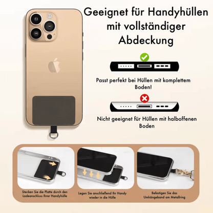 Immer alles griffbereit – mit dem universellen Handy-Umhängeband 📱✨