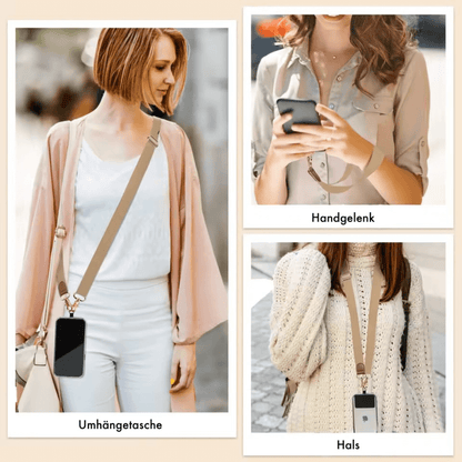 Immer alles griffbereit – mit dem universellen Handy-Umhängeband 📱✨