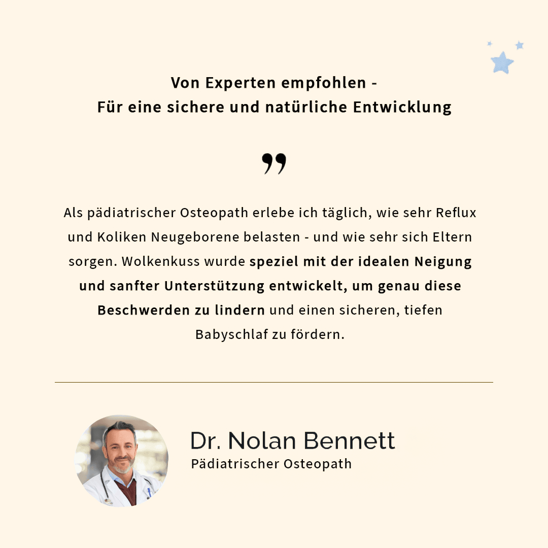 Wolkenkuss - Entwickelt von Kinder-Osteopathen für sichere Tage und Nächte