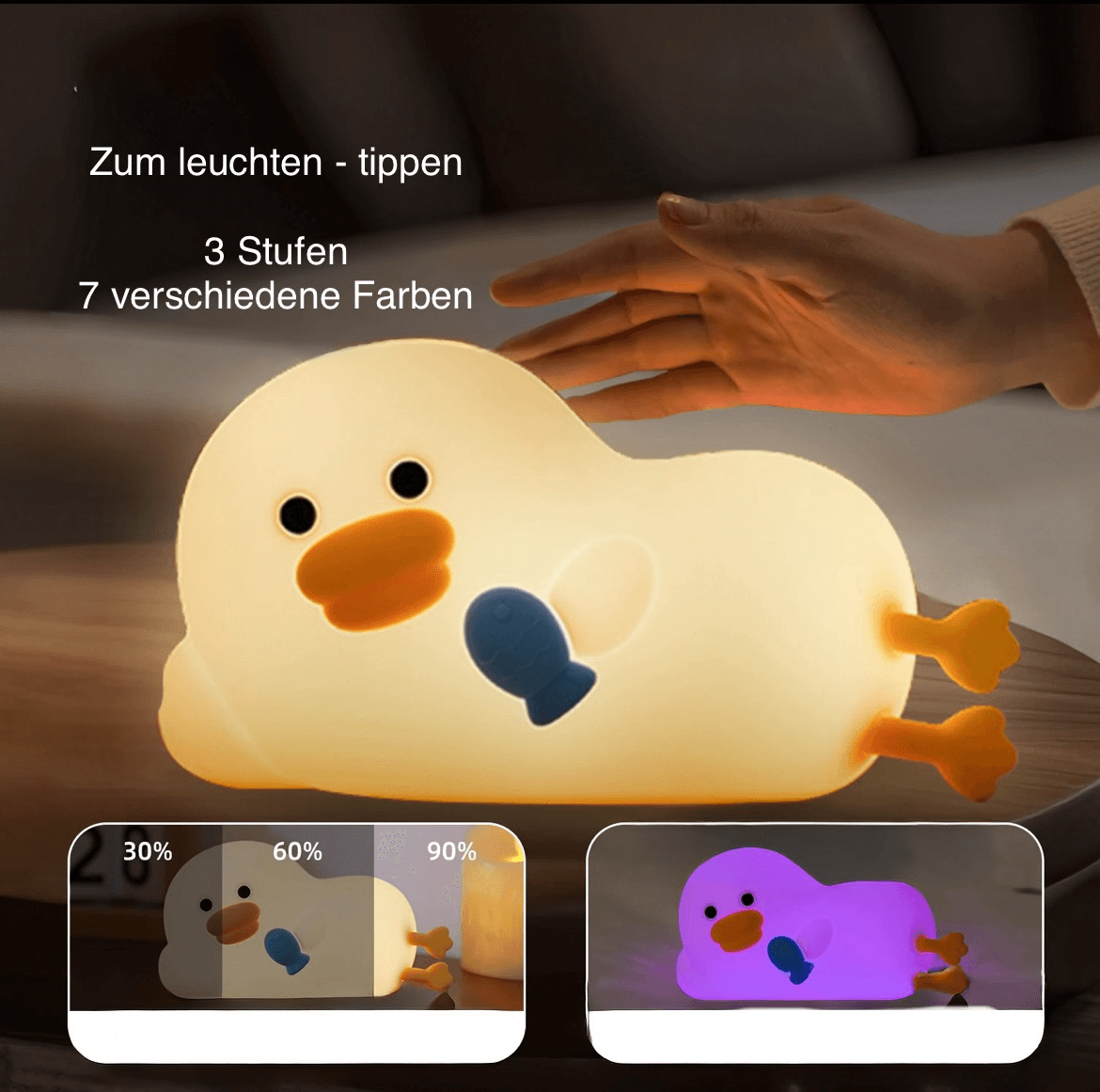 Kuschelige Tier-Nachtlichter - süße Begleiter für süße Träume