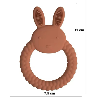 Sanfte Hilfe beim Zahnen - Der süße Bunny-Beißring für Dein Baby