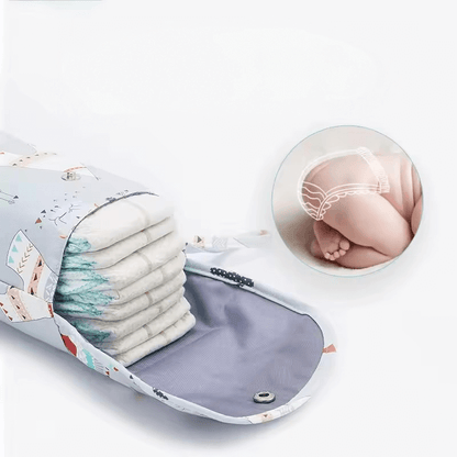 🌟 Praktische & wasserdichte Windeltasche – Ordnung für unterwegs