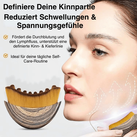 Lymphkonturpflege-Gesichtsmassagebürste